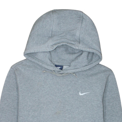 Nike Mens Grey Pullover Hoodie S Fleece Logo Sportswear