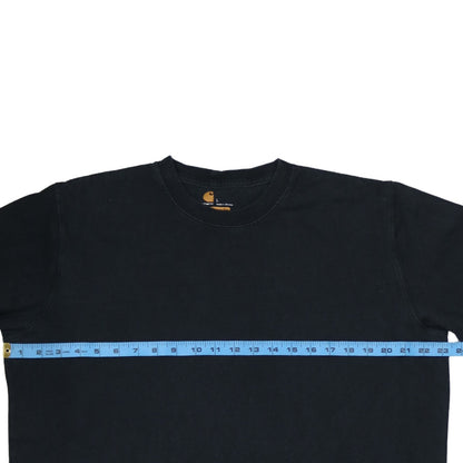 Carhartt Men's Black Long Sleeve Logo T-Shirt Size L