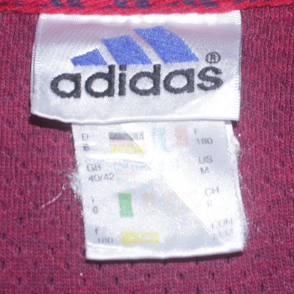 Adidas Men’s Purple Pullover Sweatshirt M Crew Neck Embroidered Logo