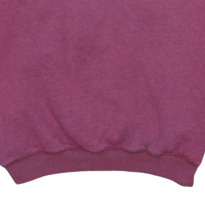 Adidas Men’s Purple Pullover Sweatshirt M Crew Neck Embroidered Logo