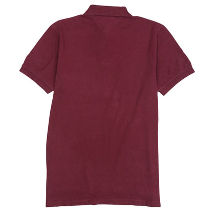 Tommy Hilfiger Men’s Red Cotton Polo Shirt Size S Regular Fit