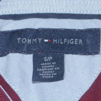 Tommy Hilfiger Men’s Red Cotton Polo Shirt Size S Regular Fit