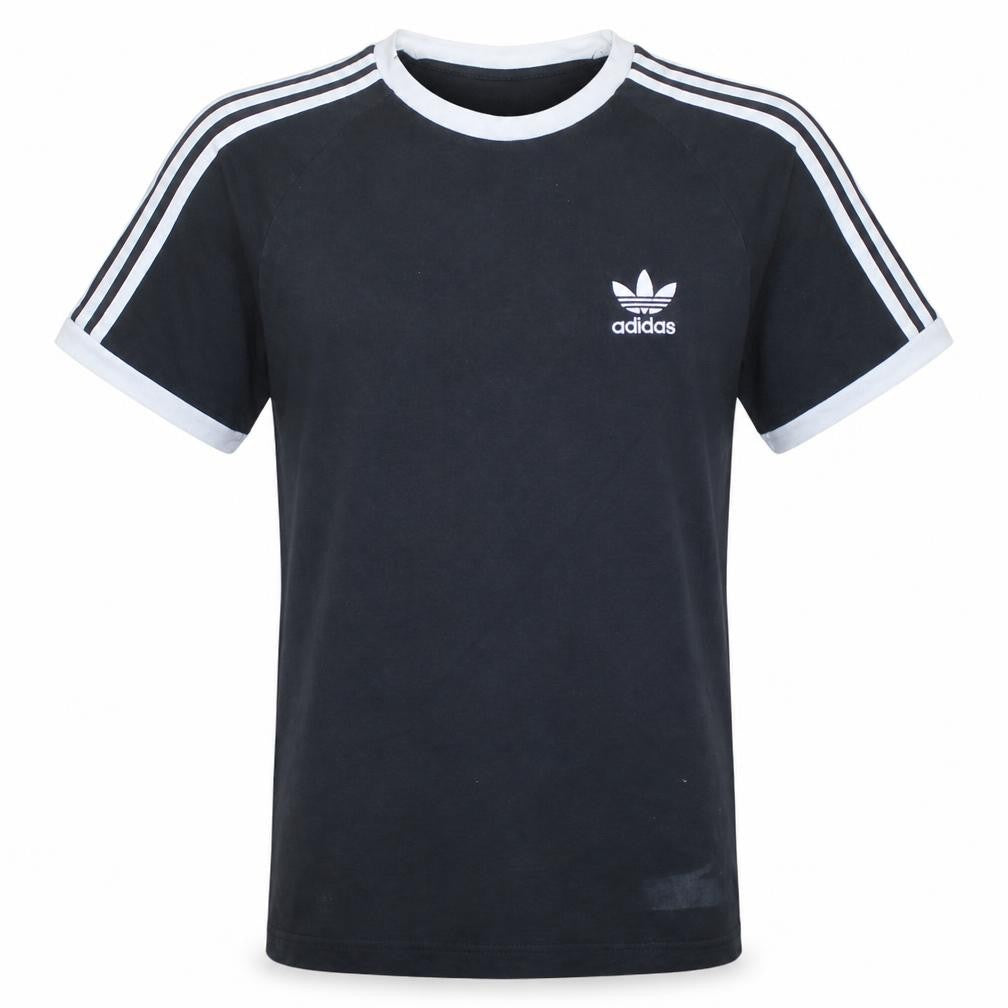 Front view of Adidas Men's Black Small Short Sleeve Crew Neck Sports T-Shirt