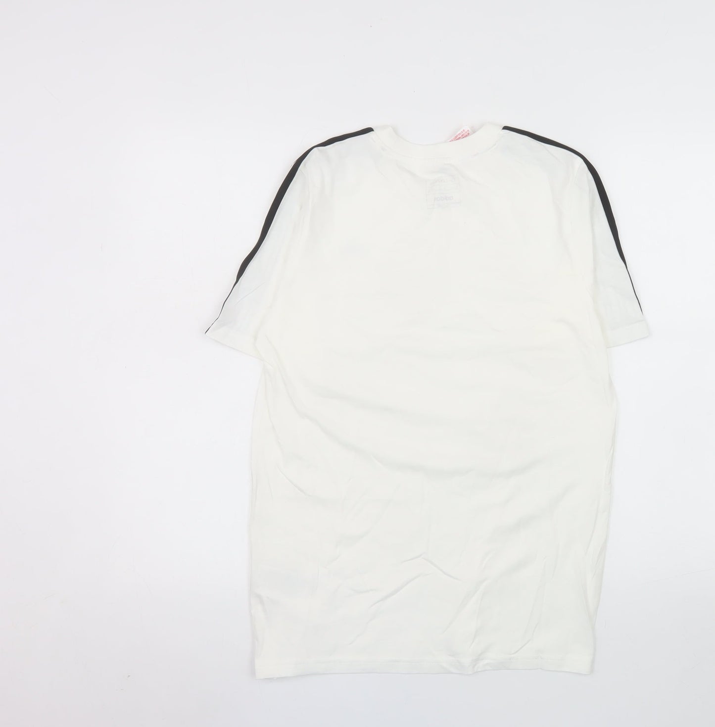 Adidas Boys White Short Sleeve Crew Neck Sports T-Shirt 13-14 Years
