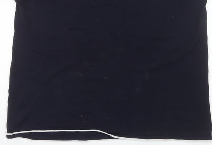 Gerard Women's Blue Sequin Short Sleeve Jersey T-Shirt M