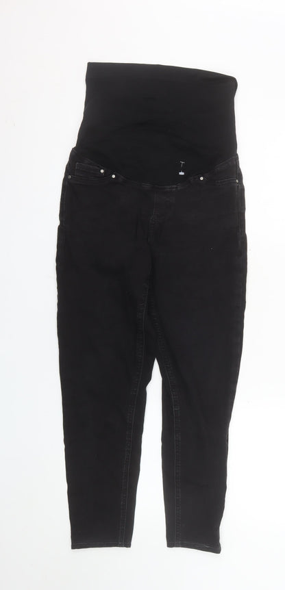 Savida Women’s Black Maternity Jeggings Size 12 Slim Fit Denim Jeans