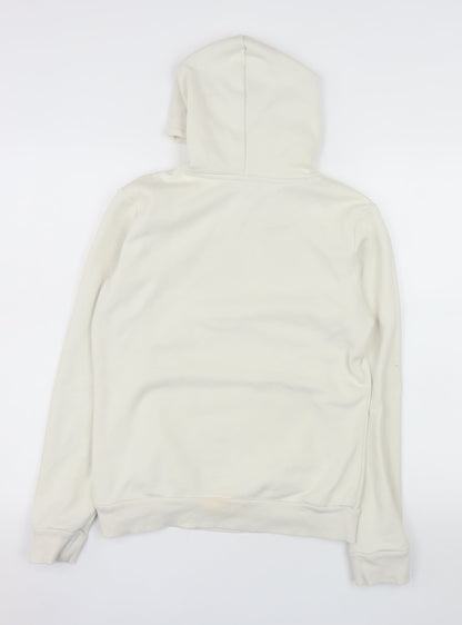 Puma Women Ivory Hoodie Size 10 Pullover Hooded Sweatshirt