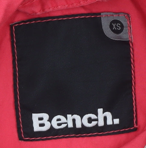 Bench Women’s Pink XS Hooded Windbreaker Jacket