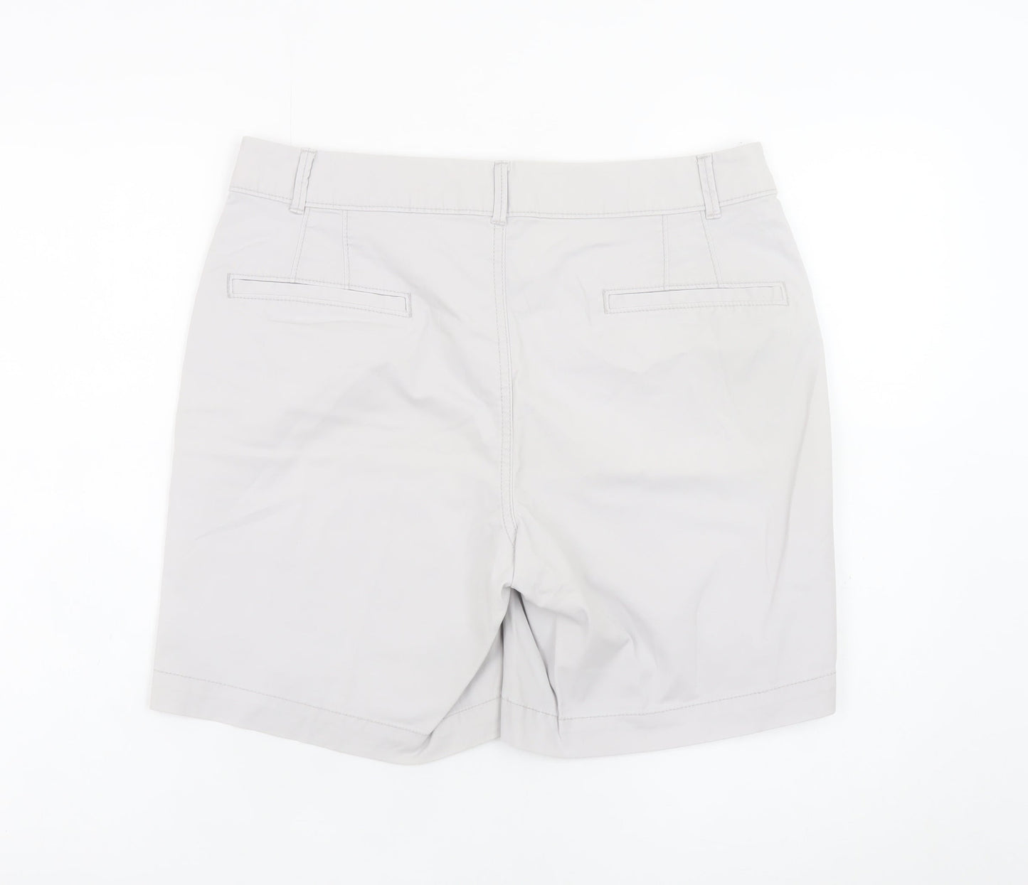 Dunnes Women Beige Chino Shorts Size 12 Cotton Blend