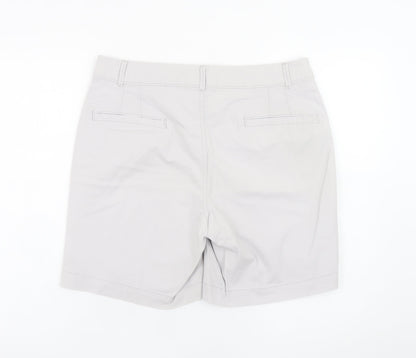 Dunnes Women Beige Chino Shorts Size 12 Cotton Blend