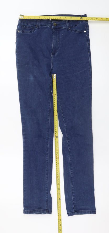 Gallery Women’s Blue Skinny Jeans UK 10 Slim Fit Denim