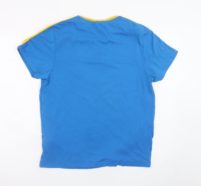 Brooklyn Supply Co. Men's Blue Retro STEEZY T-Shirt Size M