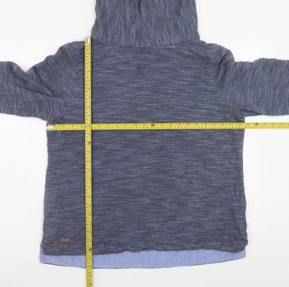 Regatta Women Blue Roll Neck Lightweight Pullover Jumper Size 14