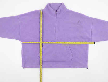 Dunnes Stores Women’s Purple 1/2 Zip Fleece Sweatshirt XX-Large