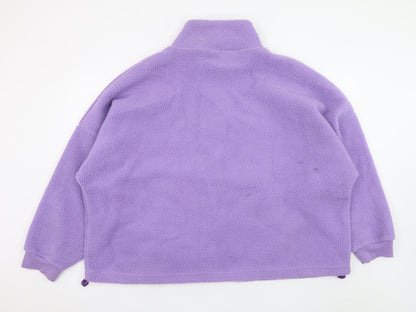 Dunnes Stores Women’s Purple 1/2 Zip Fleece Sweatshirt XX-Large