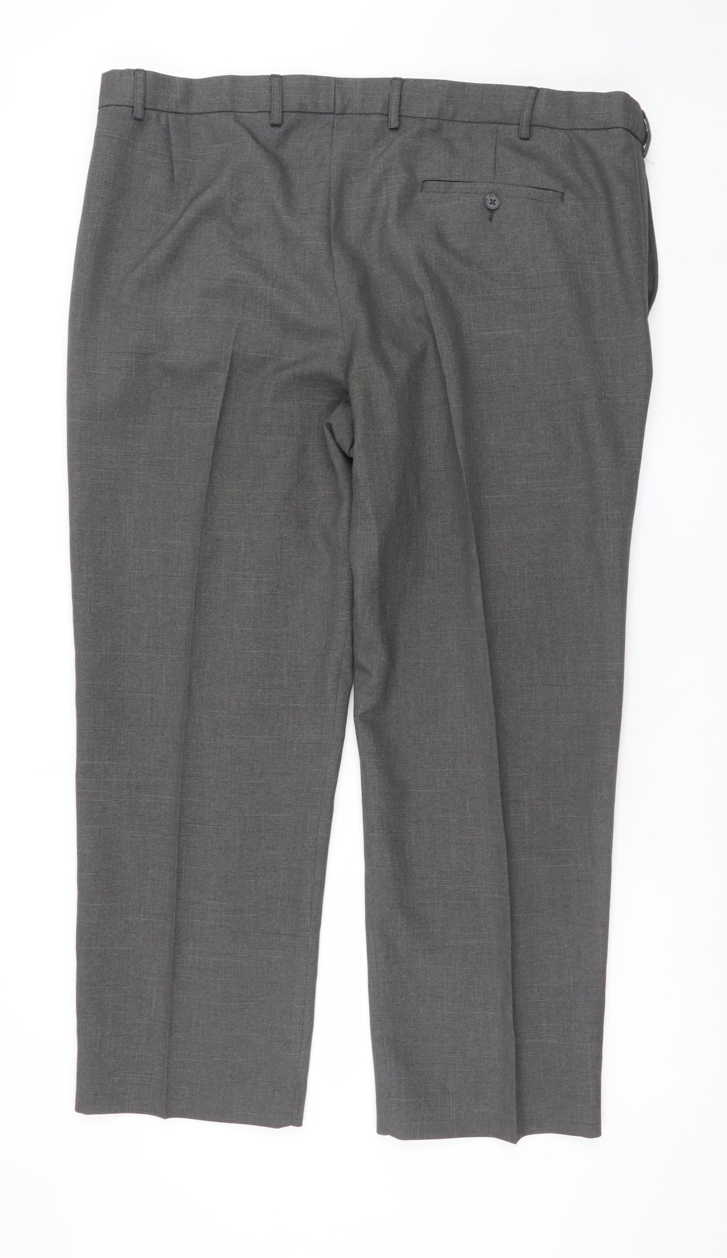 St Bernard for Dunnes Stores Mens Grey 44in Dress Trousers Classic Fit