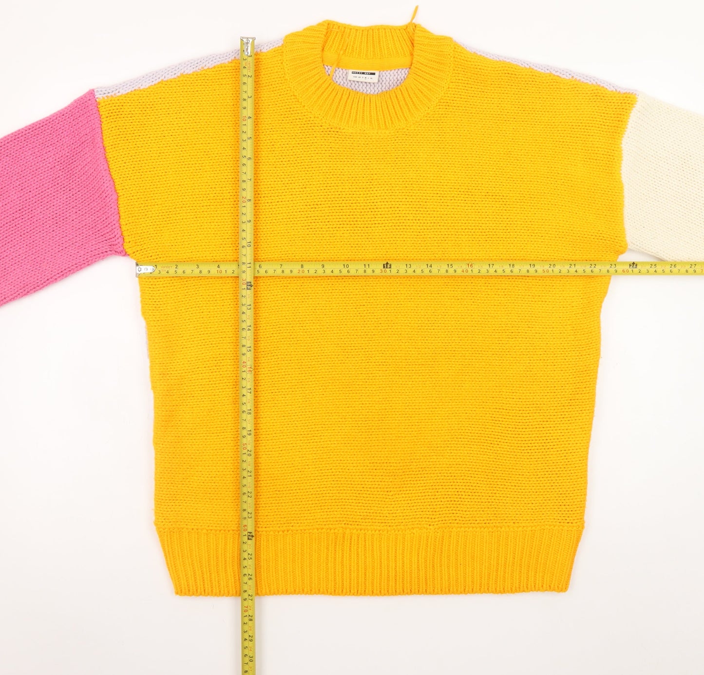 Noisy May Women's Multicoloured Knit Pullover Jumper Size M