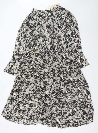 Part Two Womens Multicoloured A-Line Dress Size 14