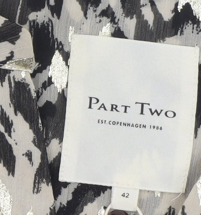 Part Two Womens Multicoloured A-Line Dress Size 14