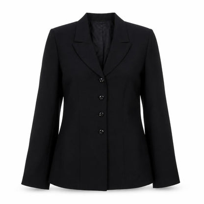 Le Suit Women's Black Size 8 Single-Breasted Blazer Jacket