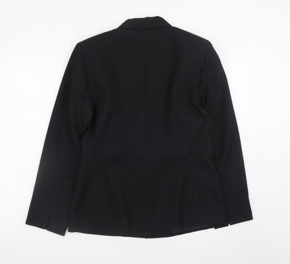 Le Suit Women's Black Size 8 Single-Breasted Blazer Jacket