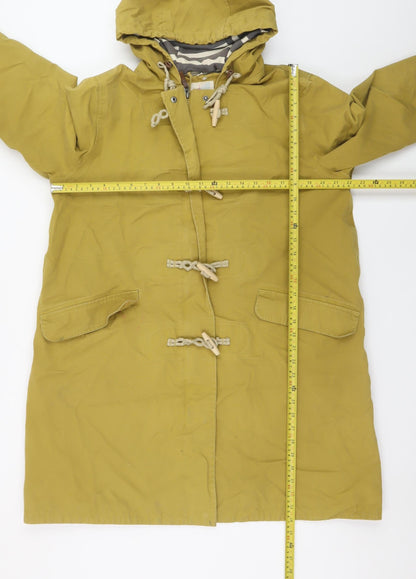 Seasalt Cornwall Women's Yellow Waterproof Long Rain Coat UK 18