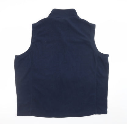 Regatta Men’s Blue 2XL Fleece Bodywarmer Waistcoat Outdoor Zip Up