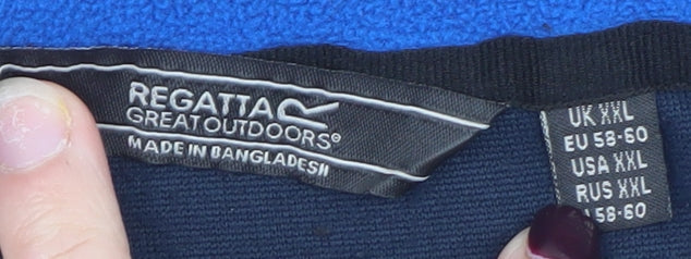Regatta Men’s Blue 2XL Fleece Bodywarmer Waistcoat Outdoor Zip Up
