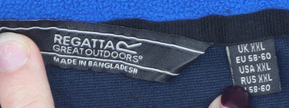 Regatta Men’s Blue 2XL Fleece Bodywarmer Waistcoat Outdoor Zip Up