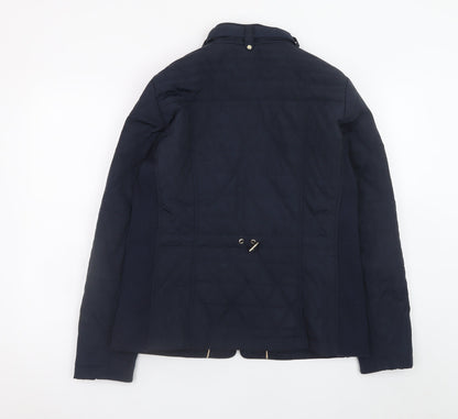 Marks and Spencer Women's Navy Quilted Jacket Size 14