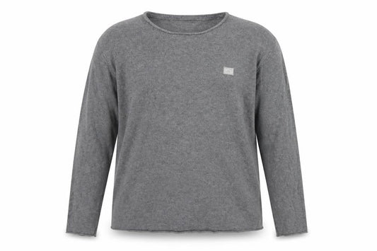 883 Police Men's Grey 2XL Crew Neck Cotton Pullover Jumper
