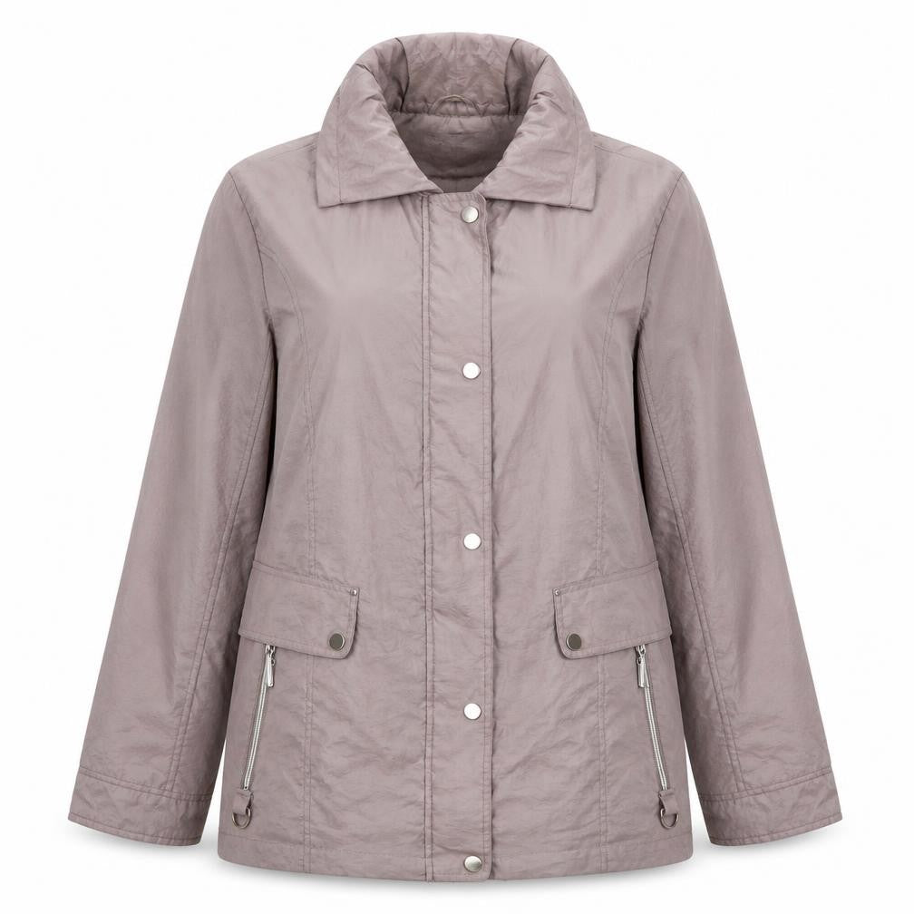 Harvey & Jones Women’s Purple Mid-Length Water Resistant Jacket UK 14