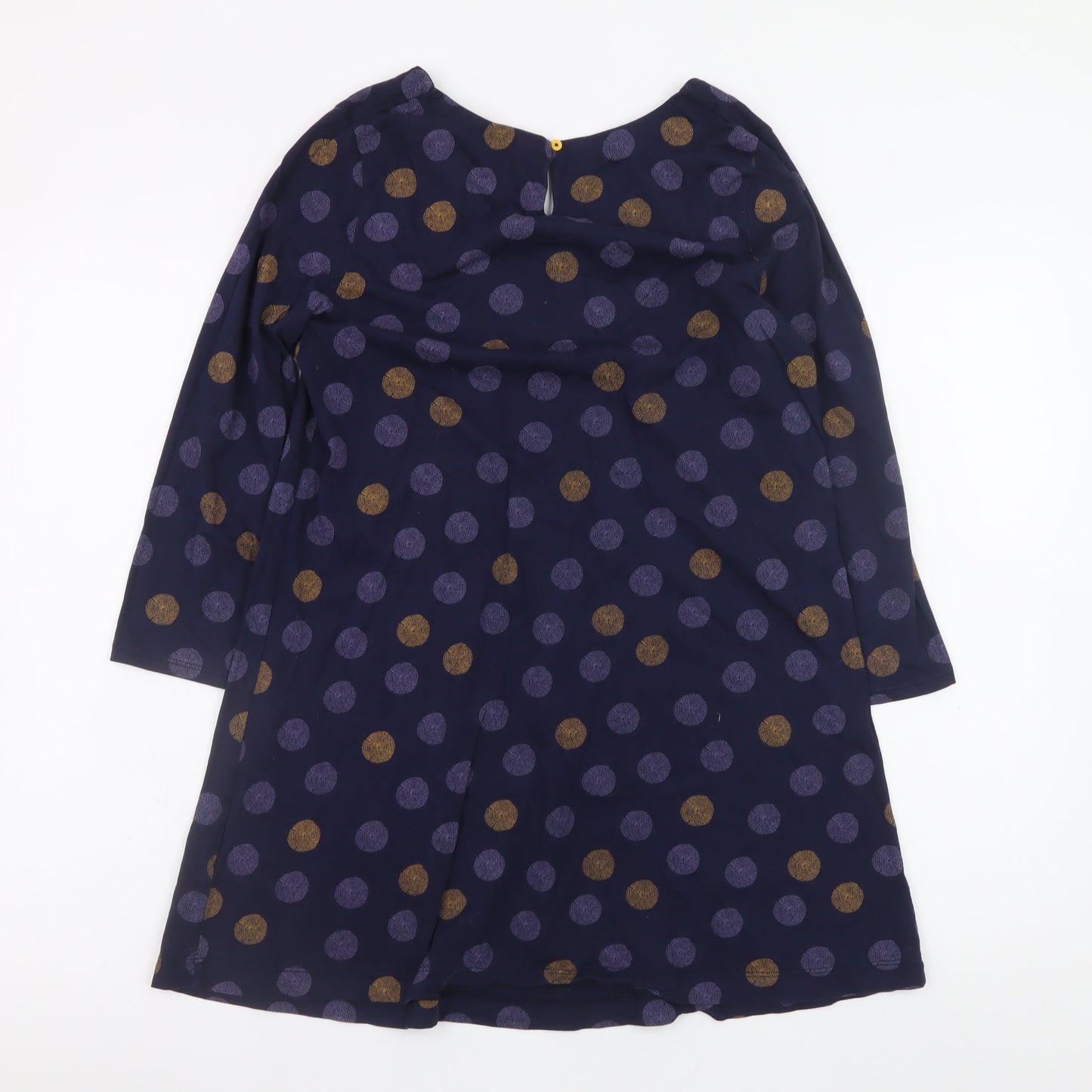 White Stuff Women’s Blue Polka Dot A-Line Dress Size 12