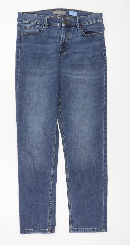 RJR John Rocha Women's Blue Straight Leg Jeans Size 12 Regular