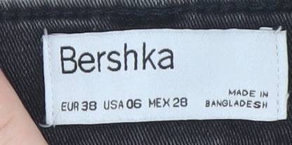 Bershka Women Black Size 10 Skinny High Rise Jeans