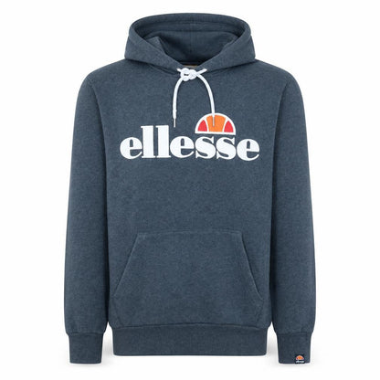 Ellesse Men's Blue Pullover Hoodie XS Fleece Graphic Regular Fit