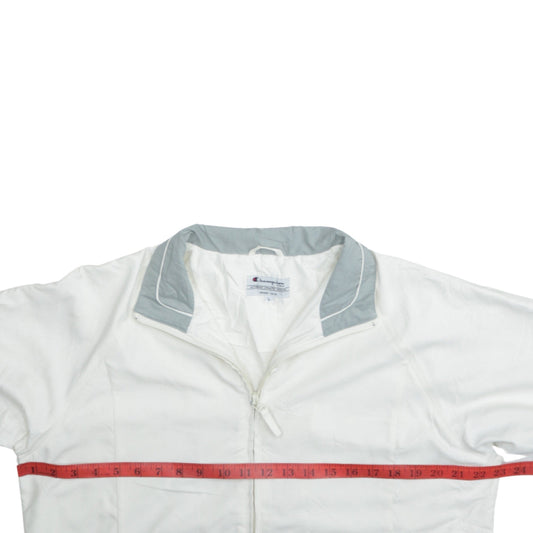 Champion Men's White Lightweight Windbreaker Jacket L