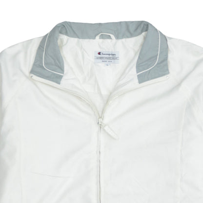 Champion Men's White Lightweight Windbreaker Jacket L