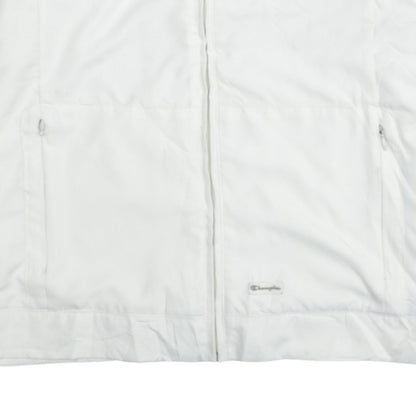 Champion Men's White Lightweight Windbreaker Jacket L