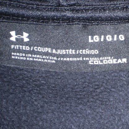 Under Armour Men's Black Pullover Hoodie Size L Fleece Sportswear