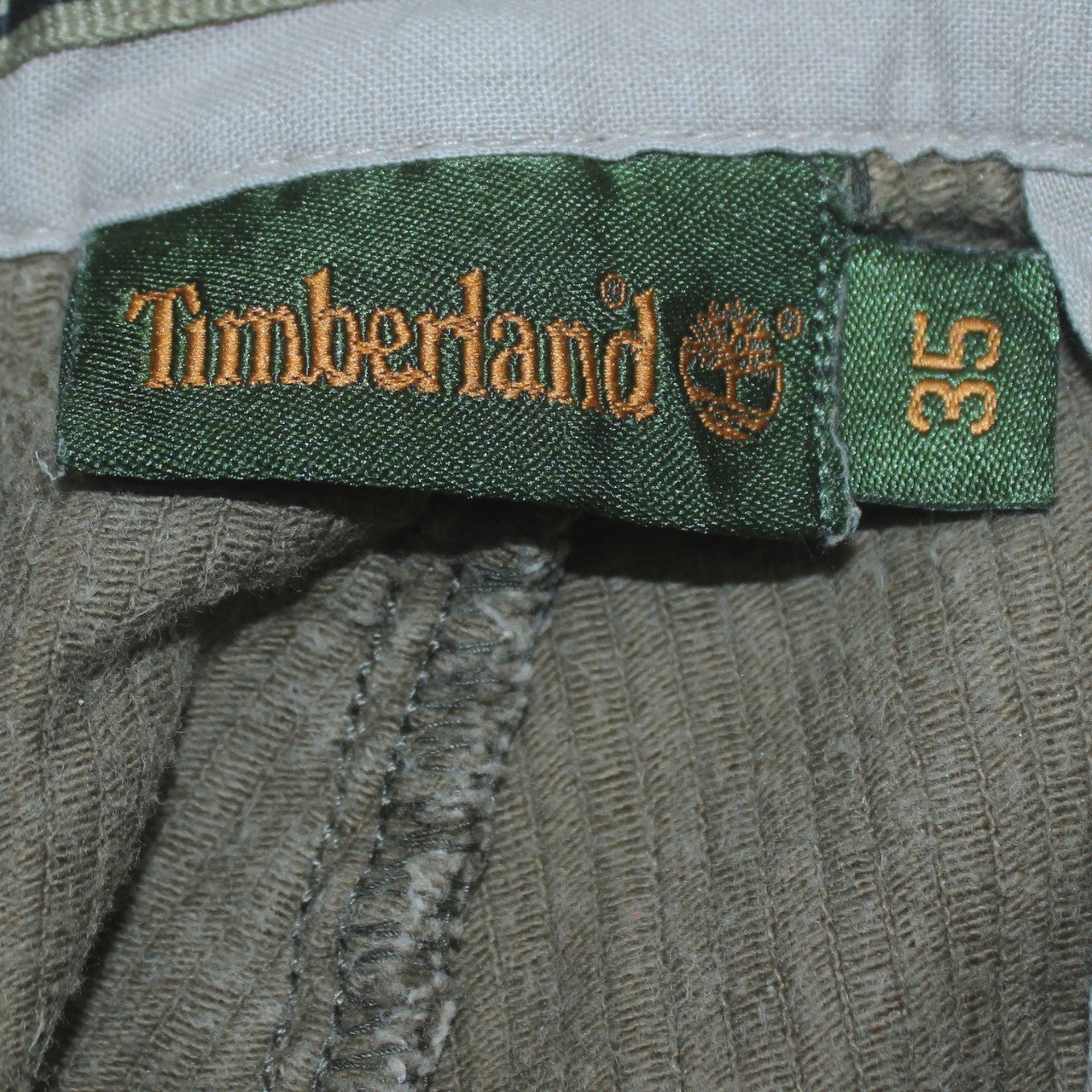 Timberland Men's Brown Corduroy Chino Trousers Size 35