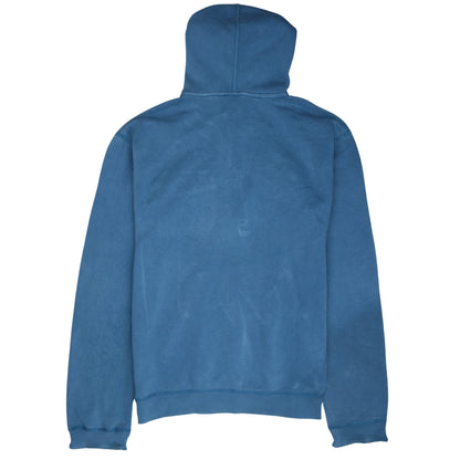 Adidas Men's Blue 1/2 Zip Hoodie Size L Logo Sportswear