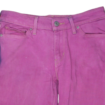 Levi's Women's Pink Bootcut 715 Jeans Size 8 Regular Fit Denim