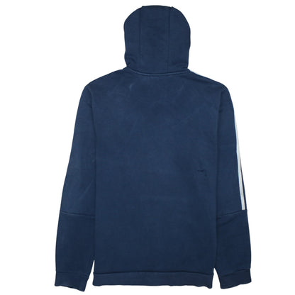Adidas Men's Blue Pullover Hoodie Size L Fleece Sportswear