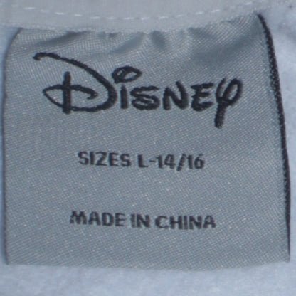 Disney Women Grey Mickey Mouse Graphic Pullover Sweatshirt L 14/16