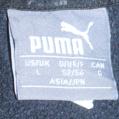 Puma Mens Black Pullover Hoodie L Sports Graphic Fleece