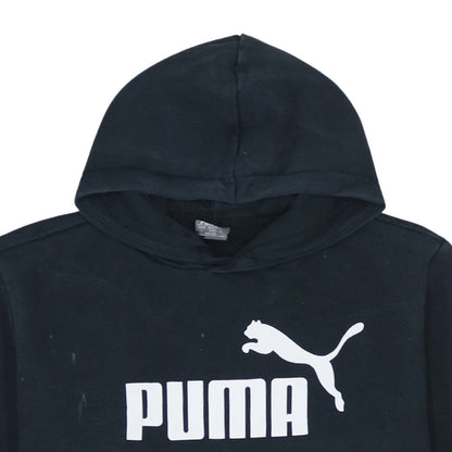 Puma Mens Black Pullover Hoodie L Sports Graphic Fleece