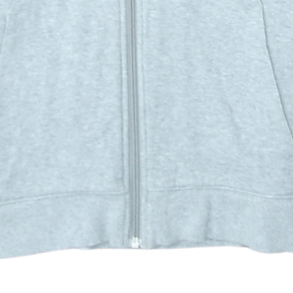 Nike Mens Grey M Full Zip Hoodie Sports Fleece Sweatshirt
