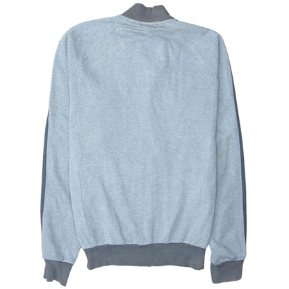 Adidas Men's Grey Full Zip Sweatshirt Small Classic Logo Track Style