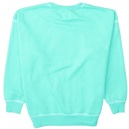 Disney x Primark Womens XS Green Mickey Pluto Graphic Sweatshirt